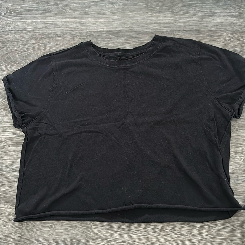 We The Free The Perfect Tee in Black, Size Small